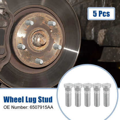 5 x M14x1.5 Car Wheel Lug Bolt Nuts for Dodge Challenger Charger (2015-2023)