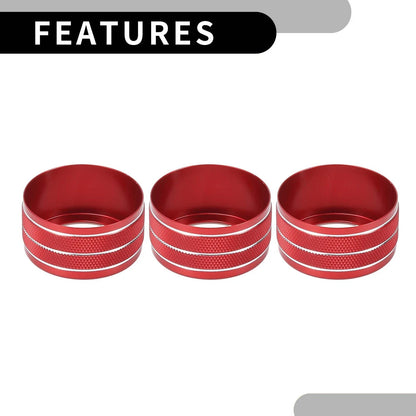 Rear AC Heat Temp Climate Switch Knob Cover for Dodge Durango (2011-2020)