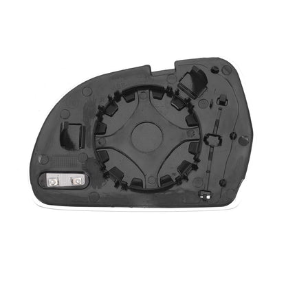 Right Side Heated White Mirror Glass for Audi A3 A4 (2008–2010)