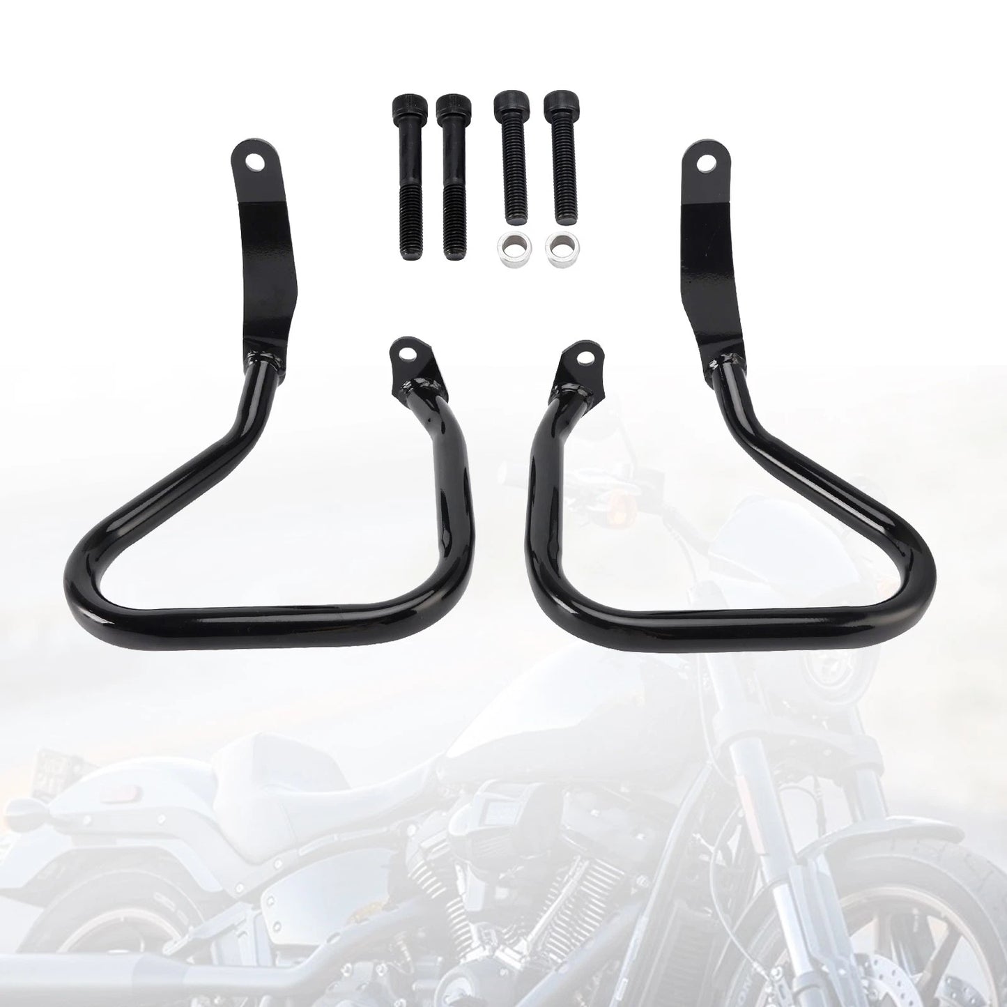 Frame Protection Bars for Low Rider St Fxlrst (2022–2024) Black Steel