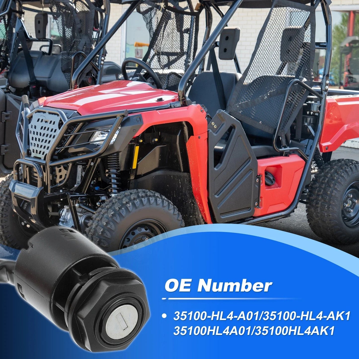Ignition Key Switch for Honda UTV Pioneer 1000 (2016-2023)