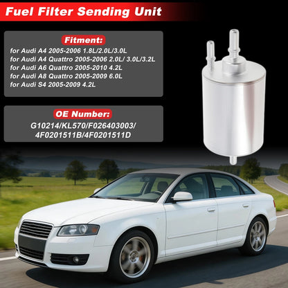 Fuel Filter Assembly for Audi A4 (2005–2006) No.G10214/KL570 Metal