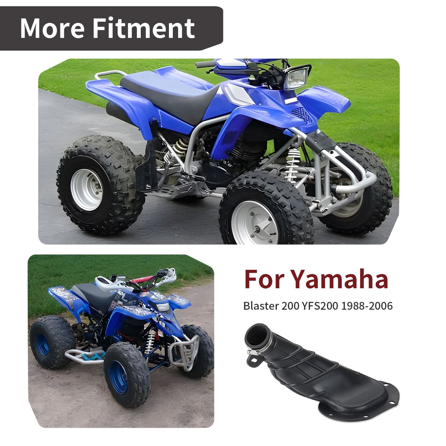 Intake Duct Tube Joint for Yamaha Blaster YFS200 (1988–2006)