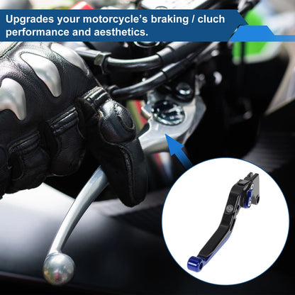 Adjustable Brake Clutch Lever for Honda CBR600RR (2003–2016) Black Blue