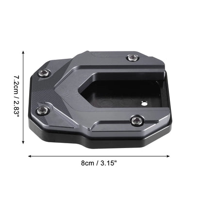 Aluminum Alloy Motorcycle Kickstand Plate Pad with Wrench for BMW