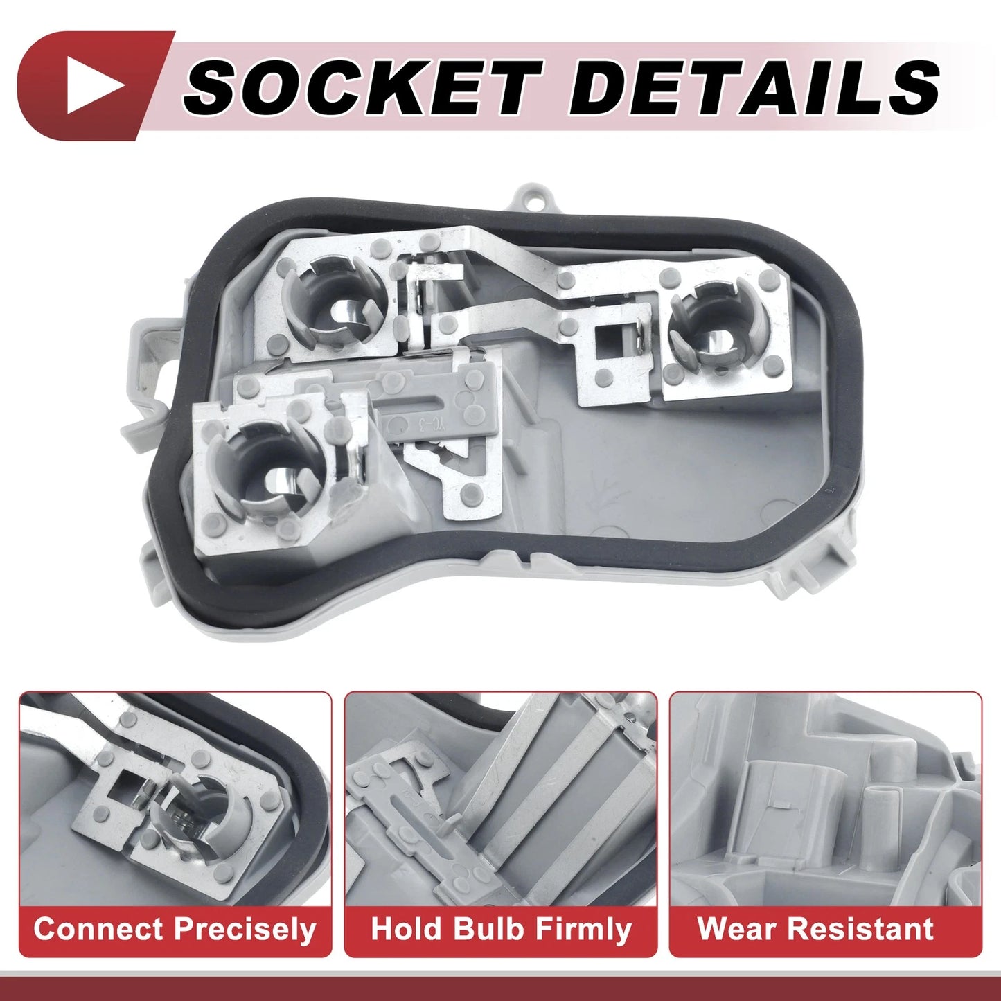 Left Taillight Socket for Audi A4 Avant (2005–2008) 8E9945257B