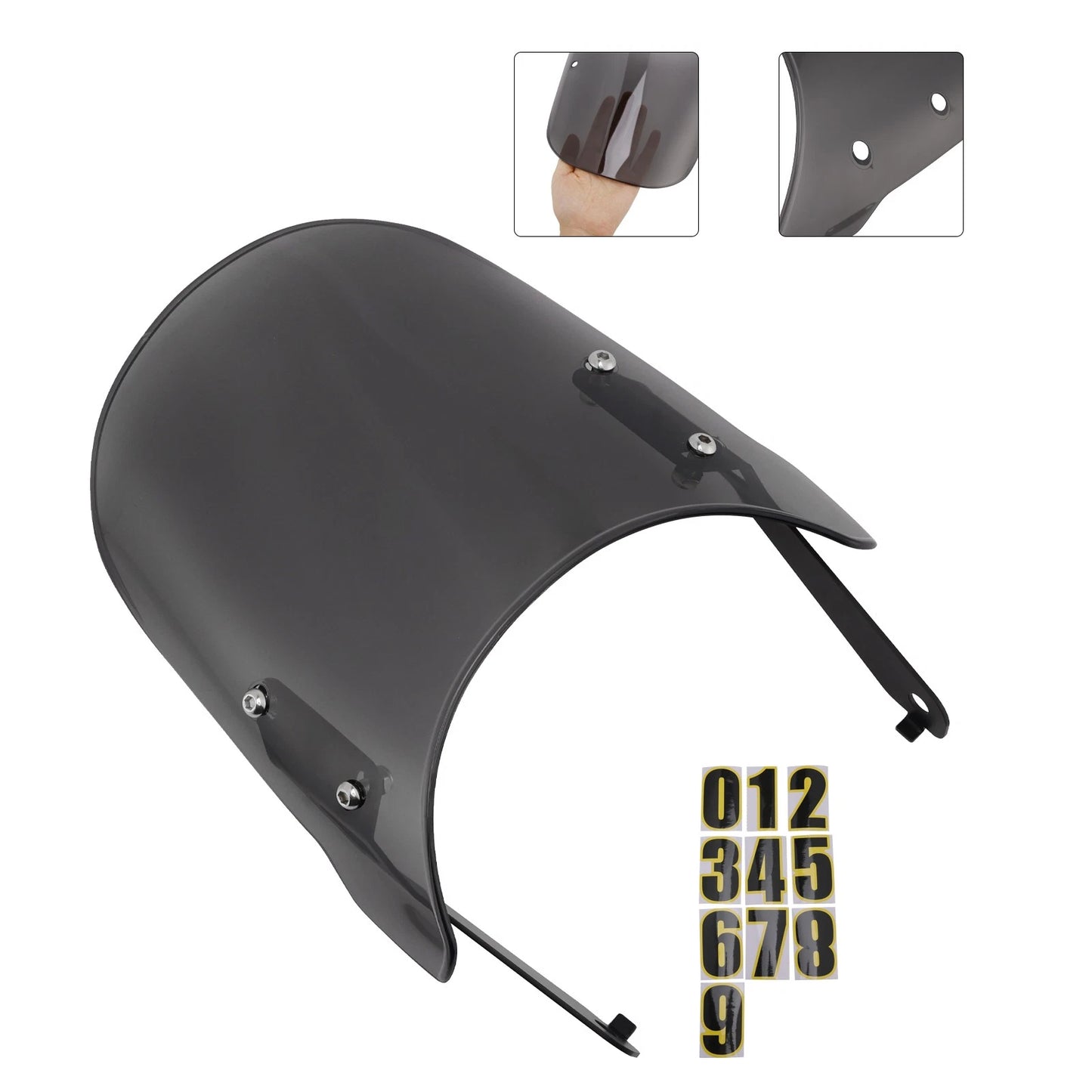 Windshield for Honda CB350C GB350C (2024–2025) Grey