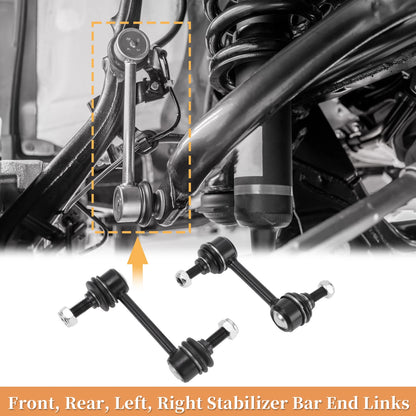 Set of 4 Stabilizer Sway Bar Links for Ford Edge (2007–2014) No.K750159/K750184