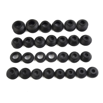 28pcs Ball Joint Boot Suspension Dust Cover for Track Tie Rod Linkage Kit