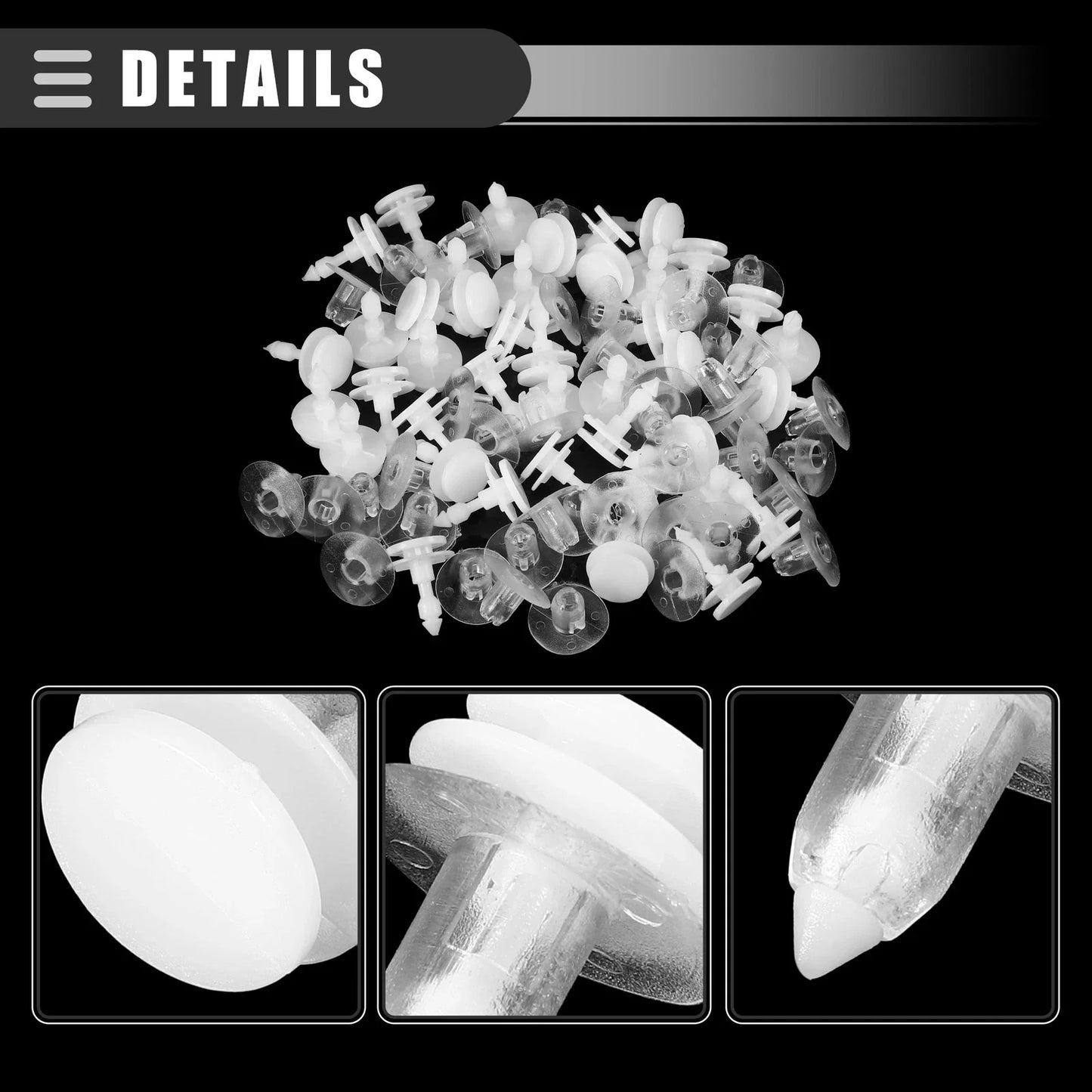 40 x Car Door Trim Panel Push Clips for Dodge