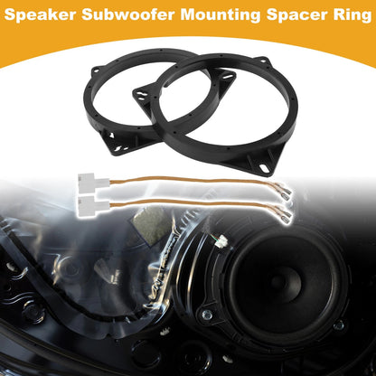 Set of 2 Speaker Spacer Rings for Nissan Qashqai (2007–2014)