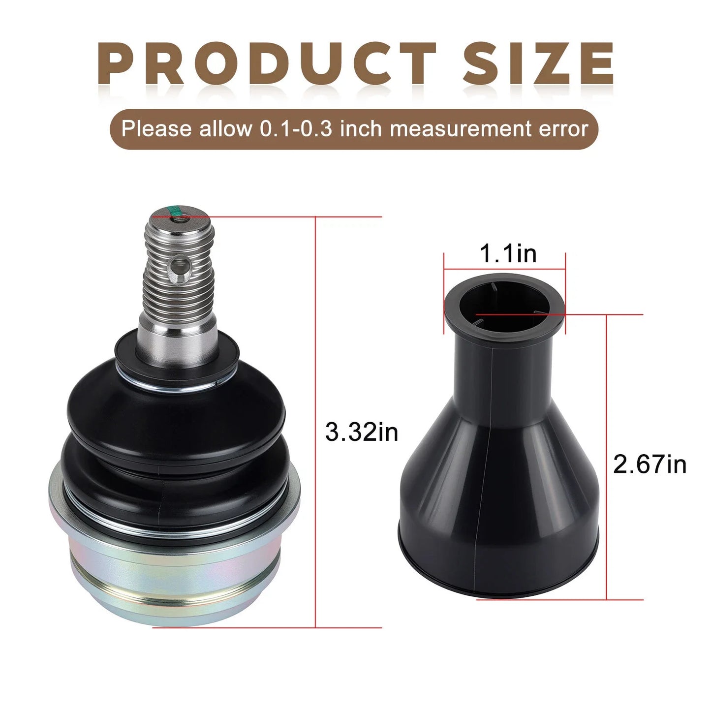 Heavy Duty Ball Joint Set for Kawasaki Teryx KRX 1000 (2020–2024)