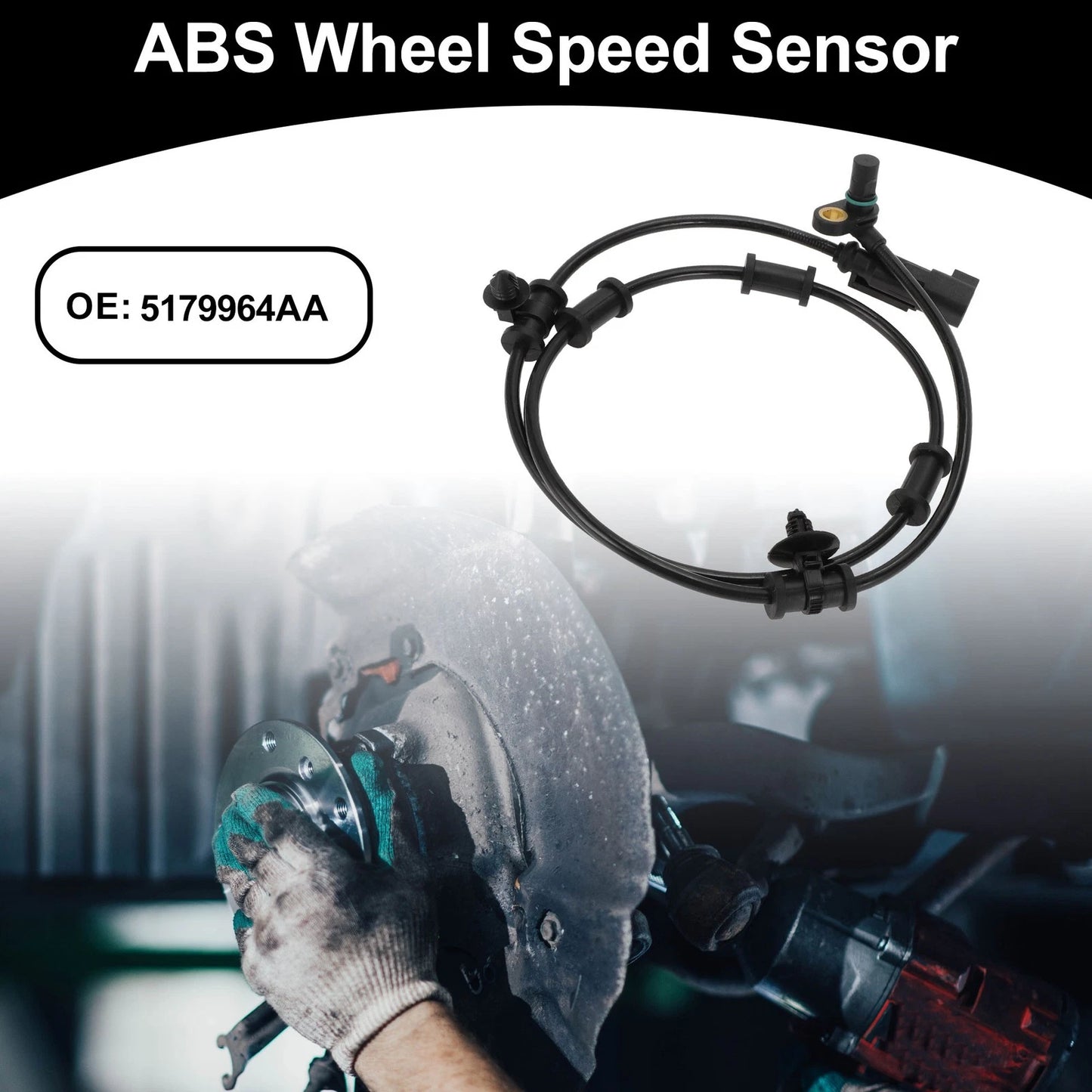ABS Wheel Speed Sensor No. 5179964AA for Dodge Ram 2500 3500 (2003–2018)