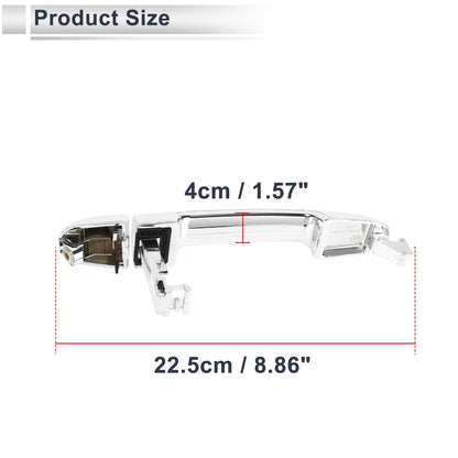 Front Left & Right Car Exterior Door Handles for Hyundai Elantra (2007-2012)