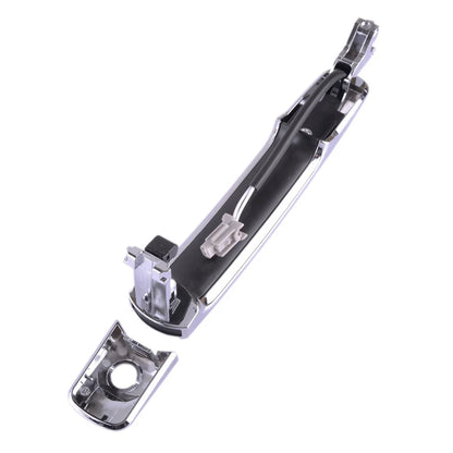 2 x Silver Front Outer Door Handles Set for Nissan X-Trail SUV (2007-2014)