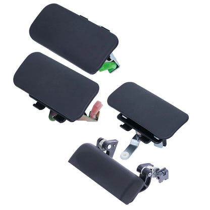 Set of 4 LH/RH Front & Rear Exterior Door Handle for Ford Transit (2000–2013)