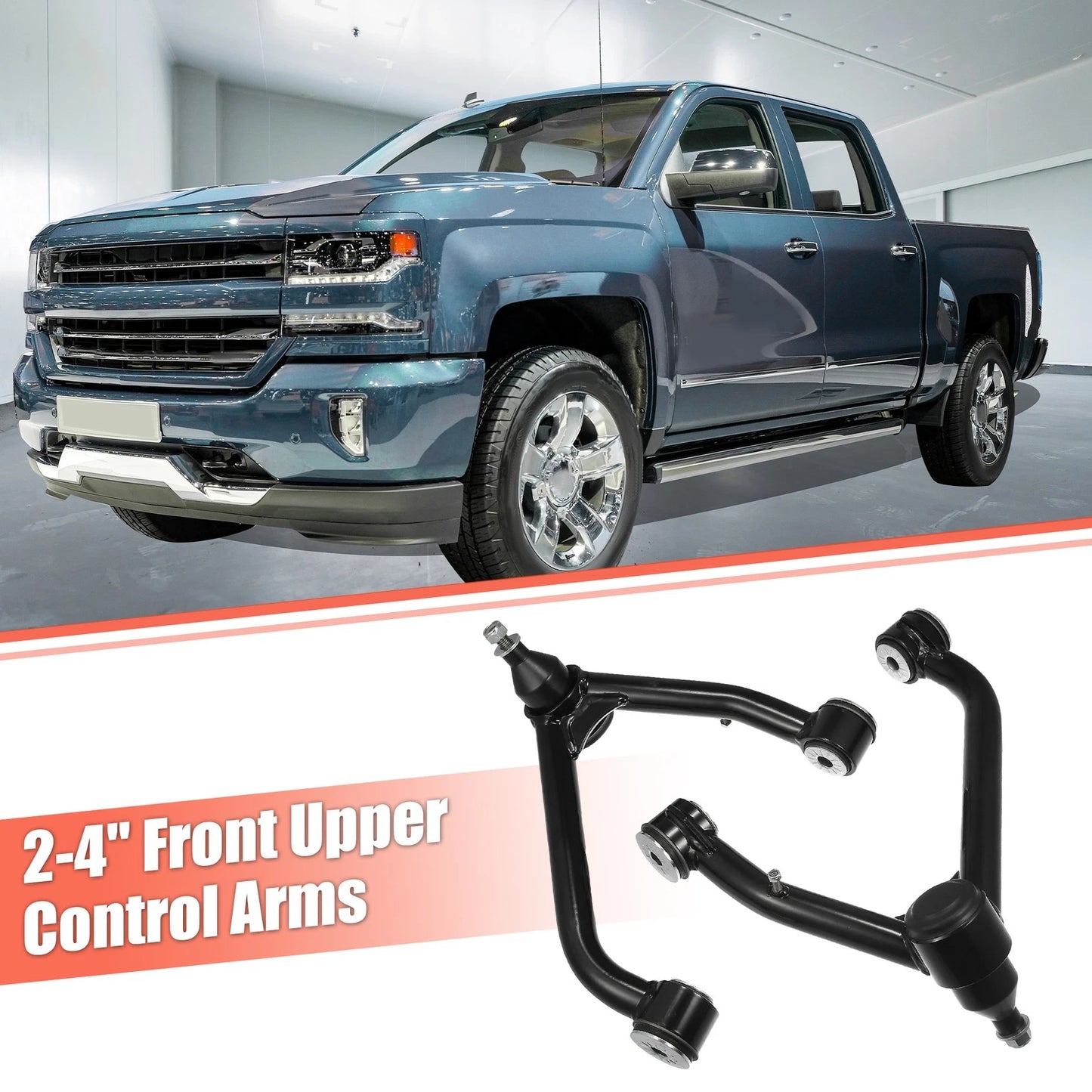 2-4" Front Upper Control Arm Lift Kit for Chevy Silverado 1500