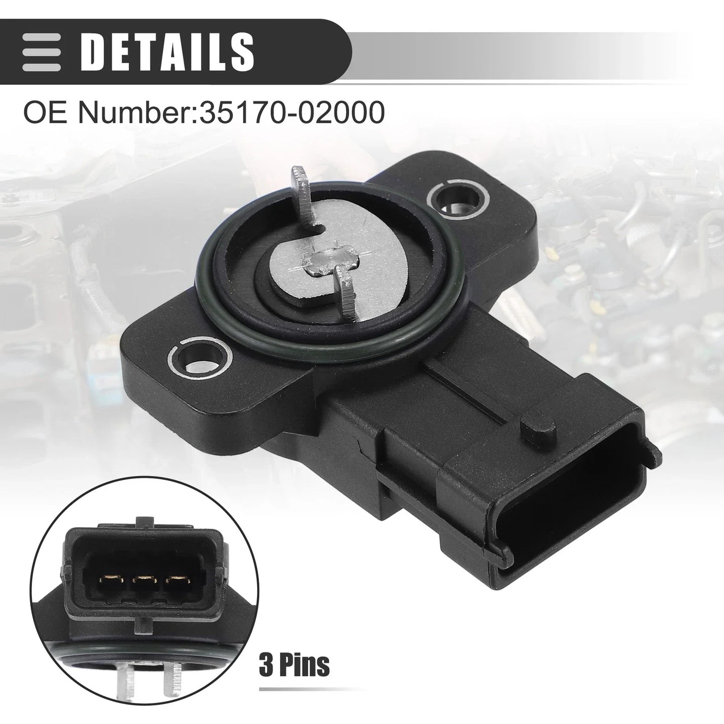 Throttle Position Sensor for Hyundai I10 1st Gen (2007-2013)