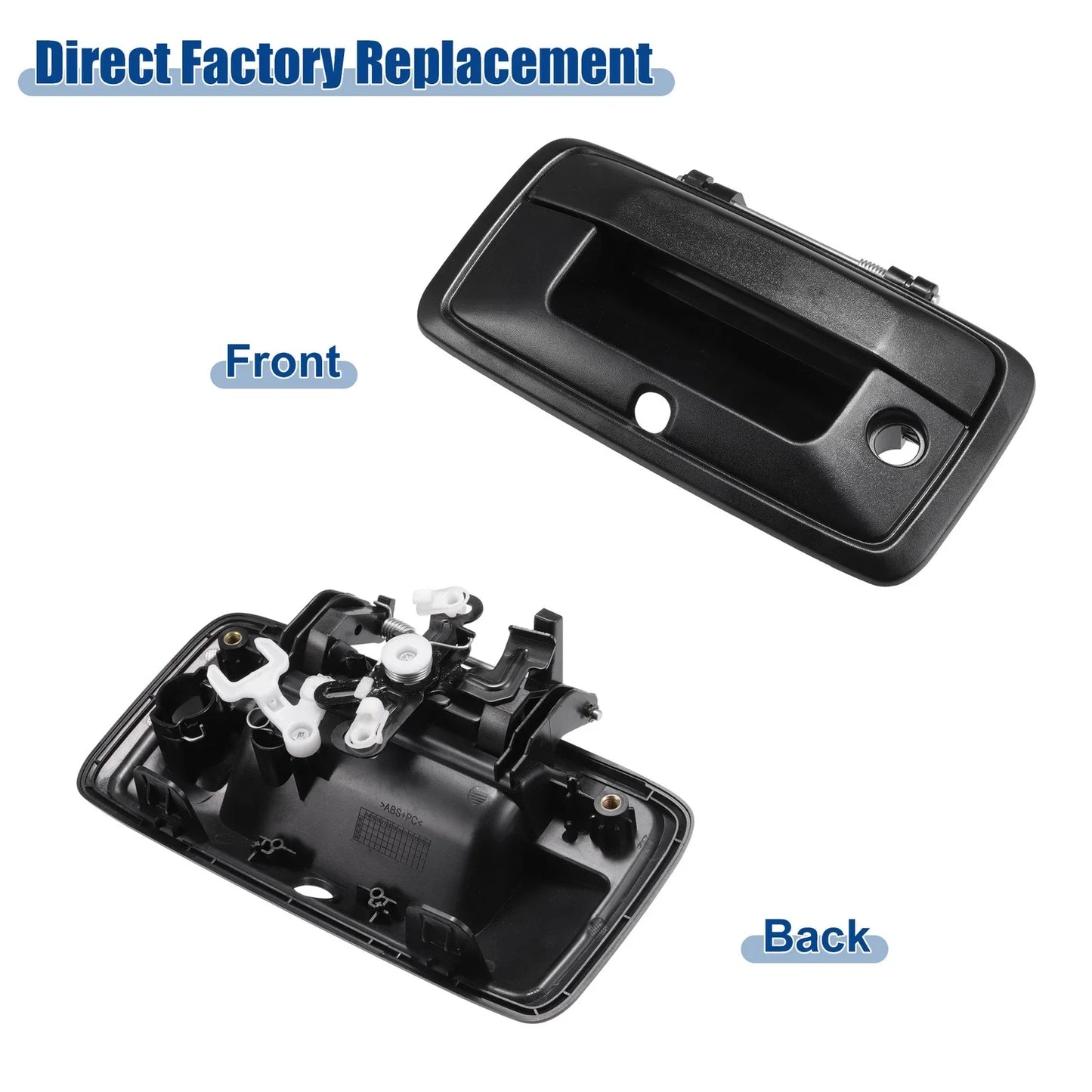 Tailgate Handle Liftgate Latch for Chevrolet Silverado, GMC Sierra (2016-2019)