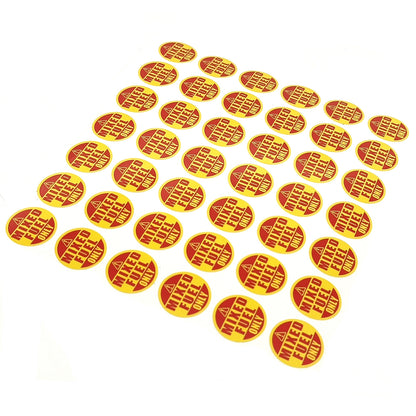 Set of 42 Mixed Fuel Only Decals for Trucks (Gasoline Oil)