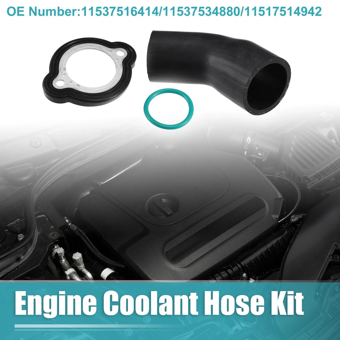 Engine Coolant Hose Kit  for BMW E82 E90 E91 E92 E93