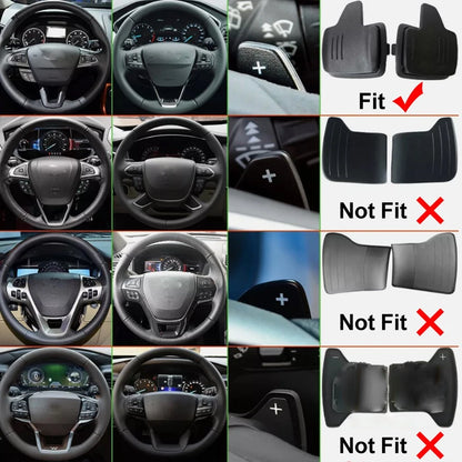 Steering Wheel Shifter Paddle Extensions for Ford Focus EcoSport Escape Kuga (2012–2021)
