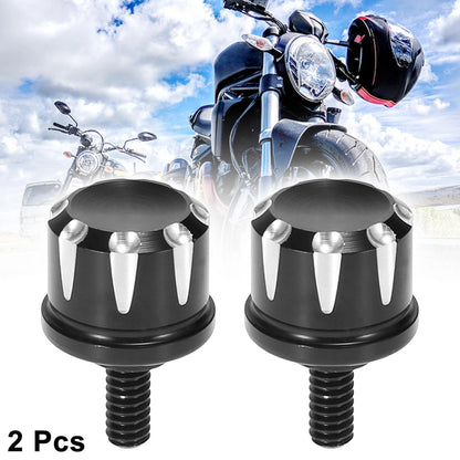 2X Aluminum Seat Bolt Tab Screw Mount Knob for Harley Davidson Road Softail