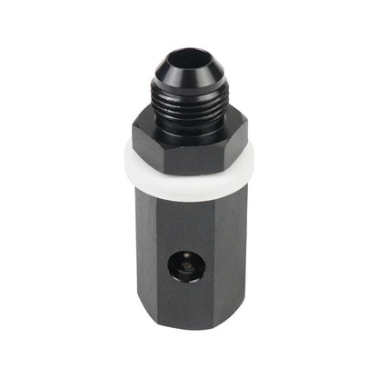 8AN Male Fuel Cell Tank Vent Valve for Fuel Systems - Stainless Steel 7.2cm