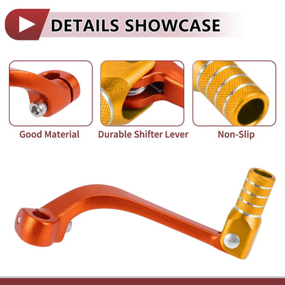 Folding Gear Shifter Lever for Honda CRF110F (2013–2018) Gold Tone