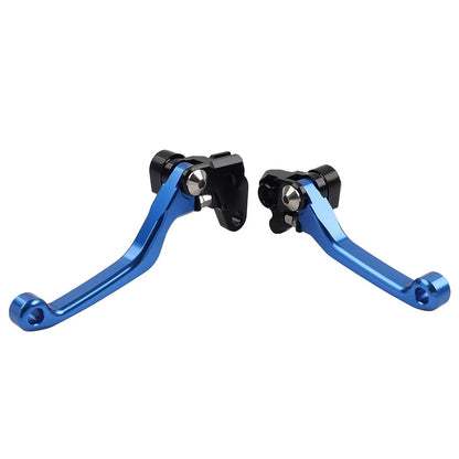 CNC Pivot Brake Clutch Levers for Yamaha YZ80/85 (2015–2019) Blue