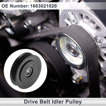 Drive Belt Idler Pulley Serpentine for Toyota Prius (2001–2009) 16630-21020