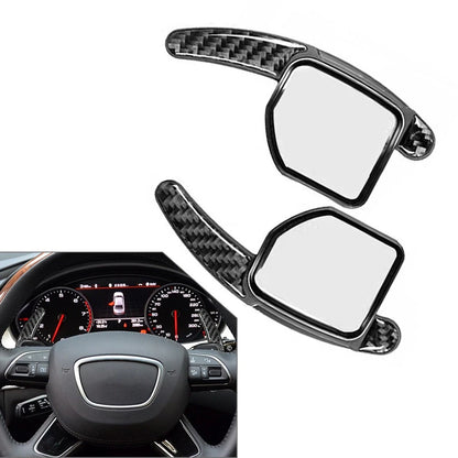 4X Carbon Fiber Style Interior Door Handle Trim for Audi A3 S3 (2014–2018)