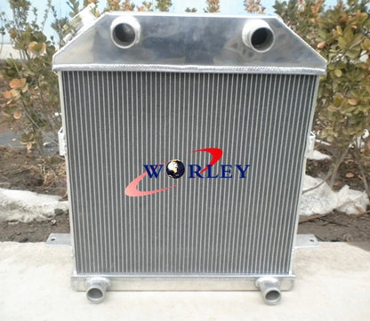 3 Row Aluminum Radiator with Fan for Ford Mercury Flat Head V8 (1939–1941)