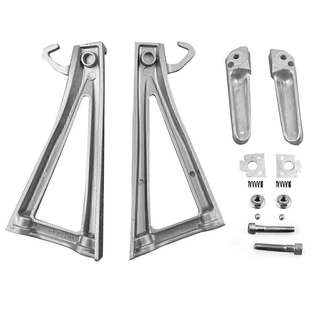 Passenger Tank Grab Bar Handle Grip for Yamaha FZ1 FZ6 FZ6R (All Years) Silver