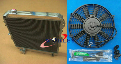 Aluminum Radiator with Fan for Toyota Hilux Surf 1988–1997