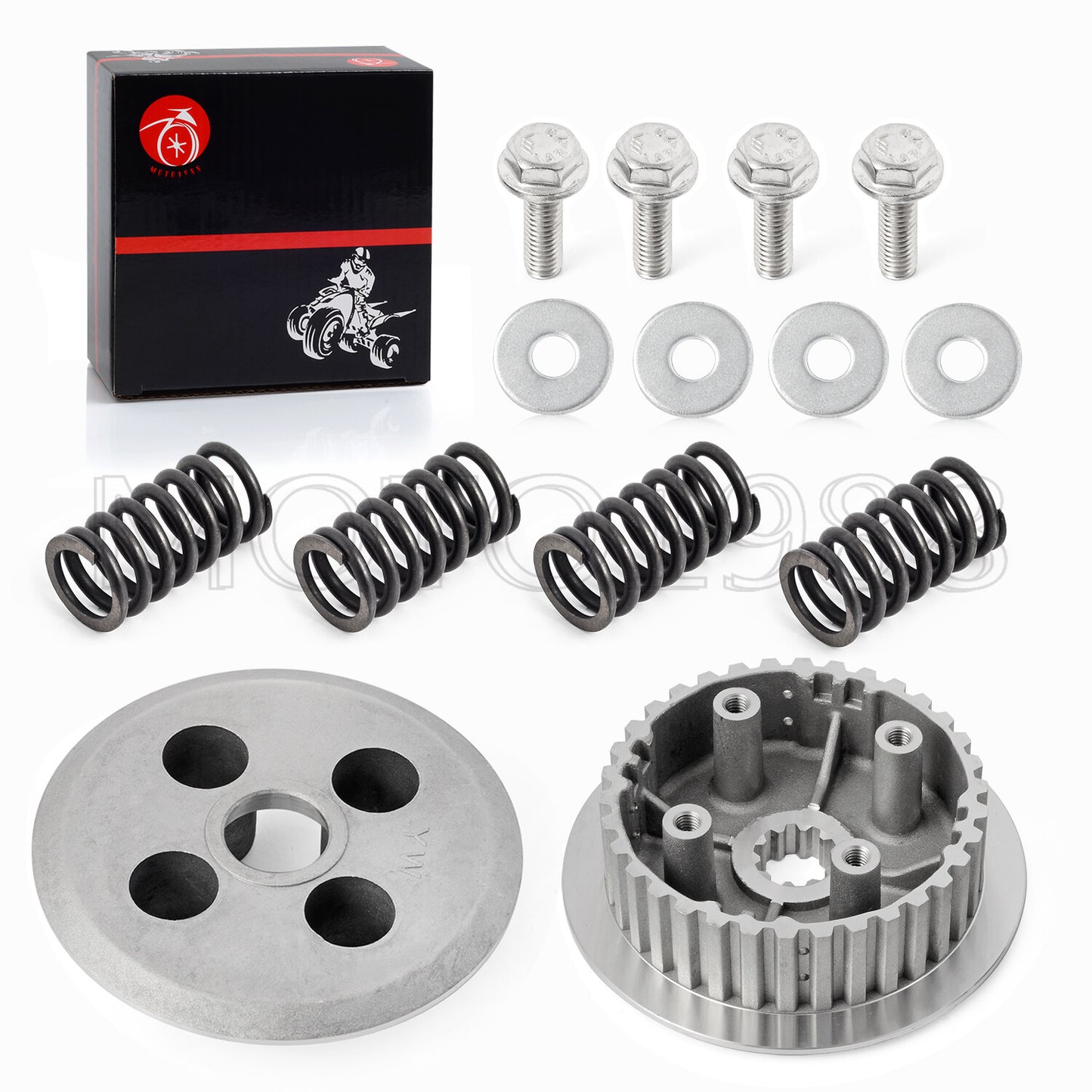 Clutch Center Inner Hub & Pressure Plate for Kawasaki KX80 KX85 KX100 (1998–2021)