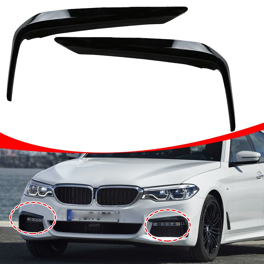 Set of 2 Fog Light Eyelid Covers for BMW 5 Series G30 G31 (2016–2020)