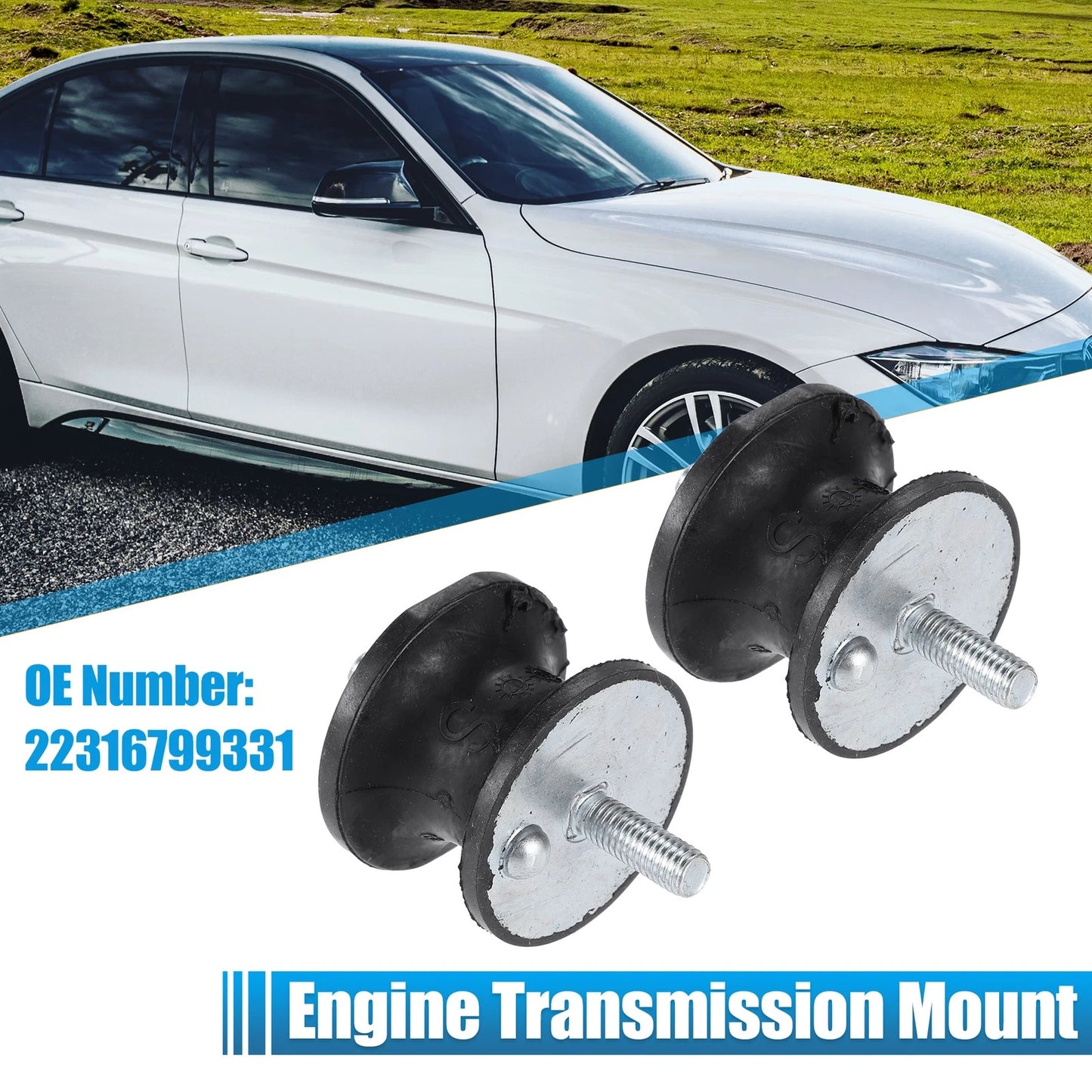Rear Engine Transmission Mount Kit for BMW 1 Series M (2011) No.22316799331