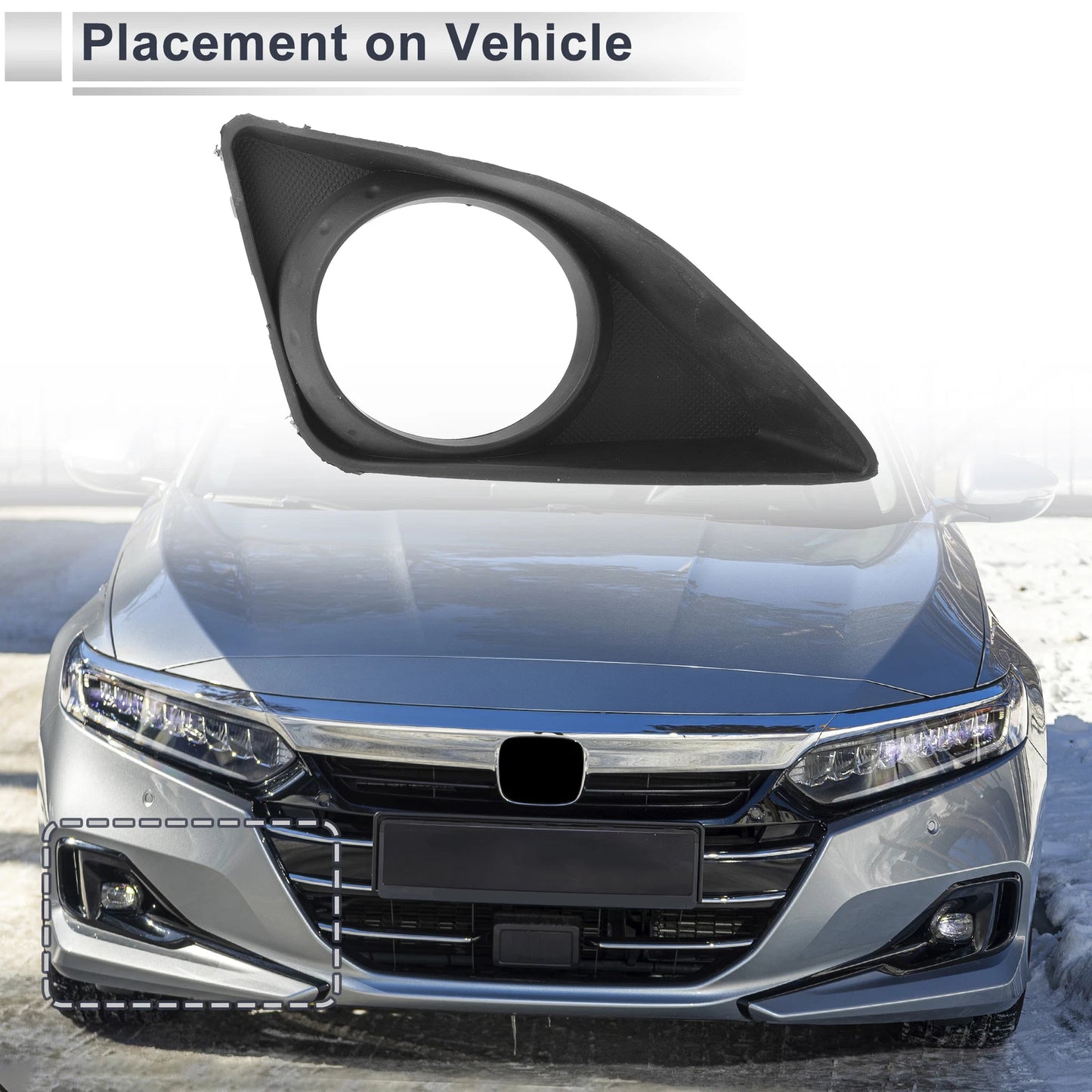 1 Pc Fog Light Grill for Toyota Corolla (2007–2010) No. 8148102080