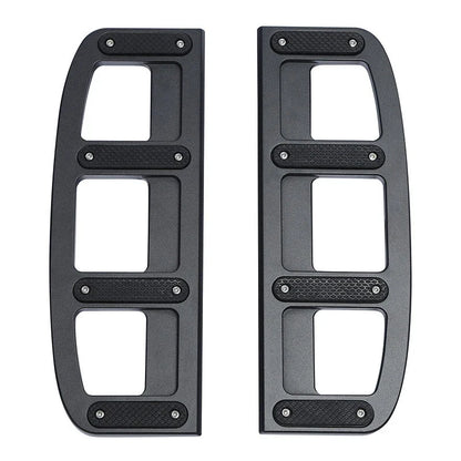Matte Black Rider Driver Footboard for Harley Fat Boy Heritage Classic (18-24)
