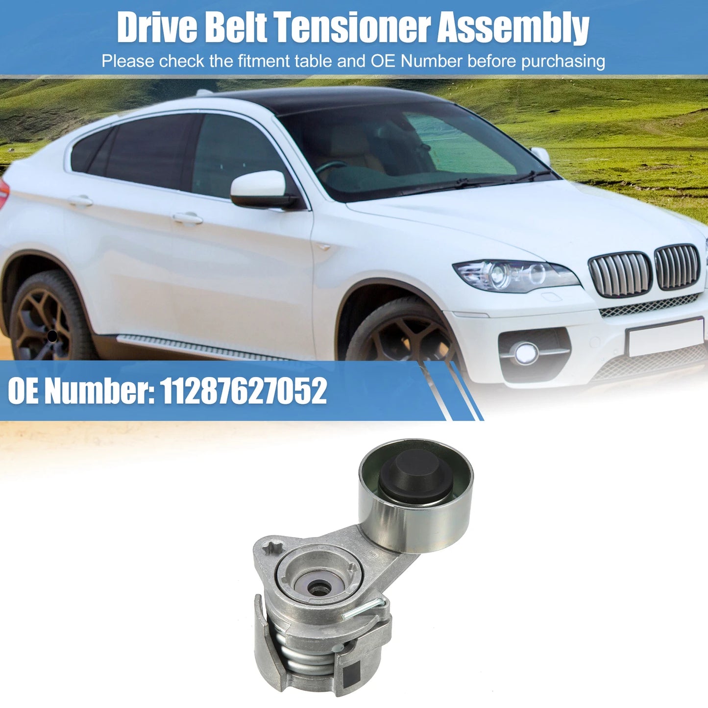 Drive Belt Tensioner Assembly for BMW F01 740i, F02, E71 (2009–2015) 11287627052