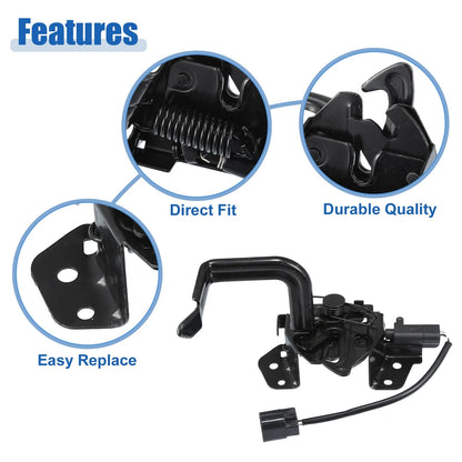 Hood Latch Assembly for Hyundai Santa FE (2019–2023) No. 81130S1000