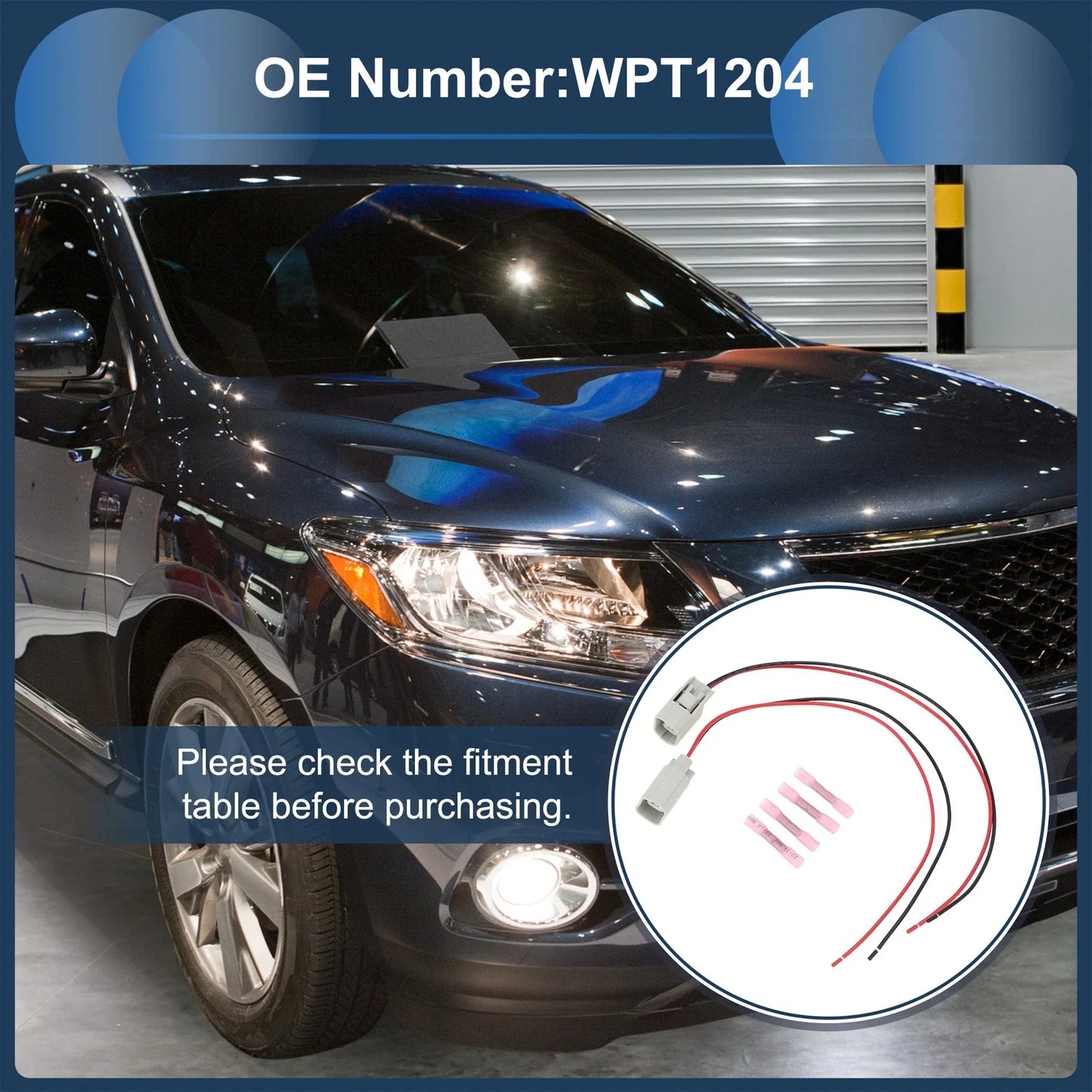 Headlight Wiring Harness Assembly for Chevy Cruze (2011-2019)