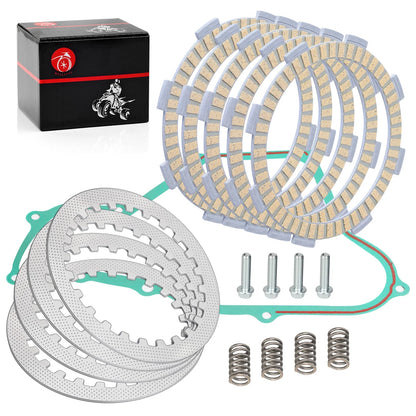 Clutch Friction Steel Plates Gasket Kit for Honda CR85R CR85RB (2003–2007)