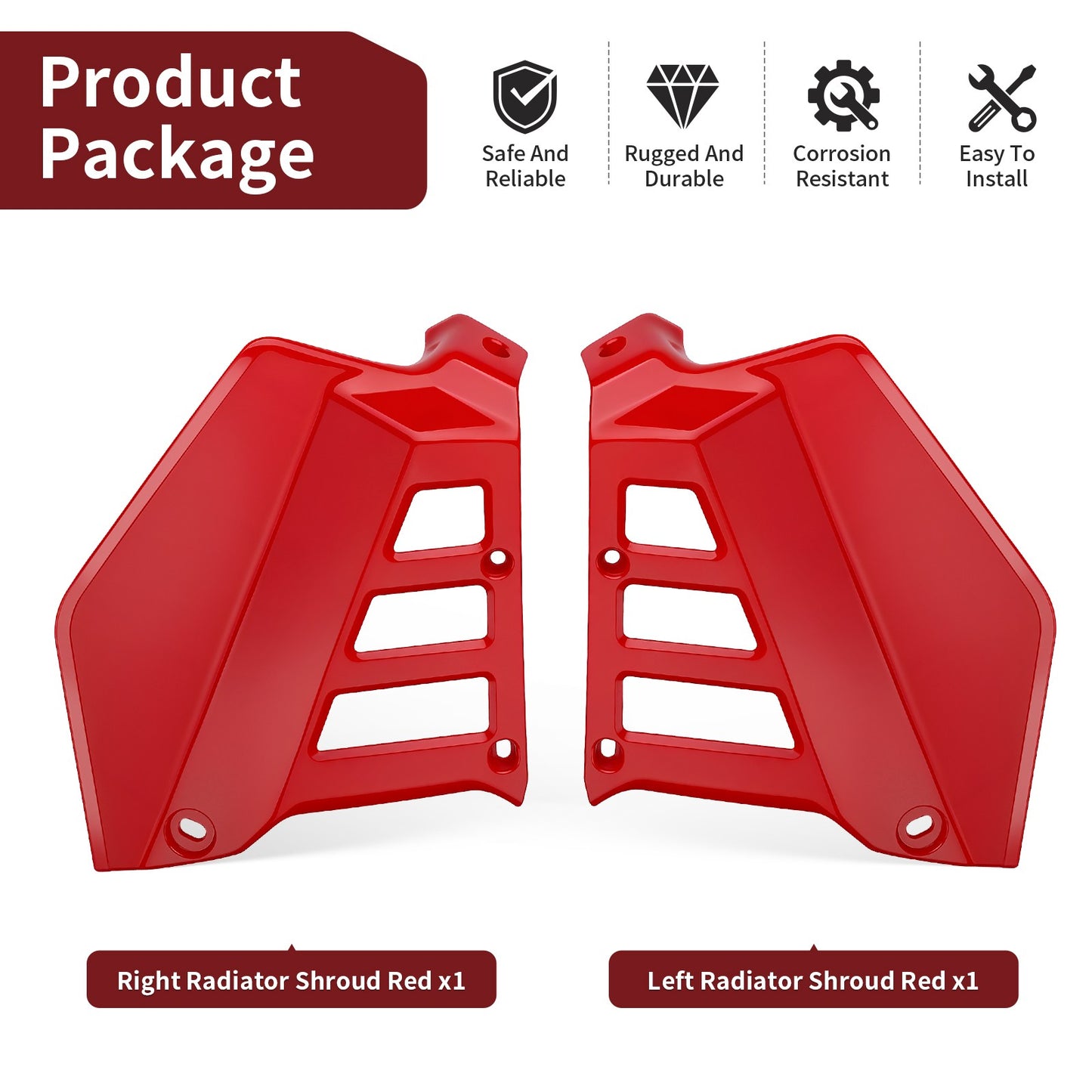 Radiator Shroud Set for Honda ATC250R (1986–1986)
