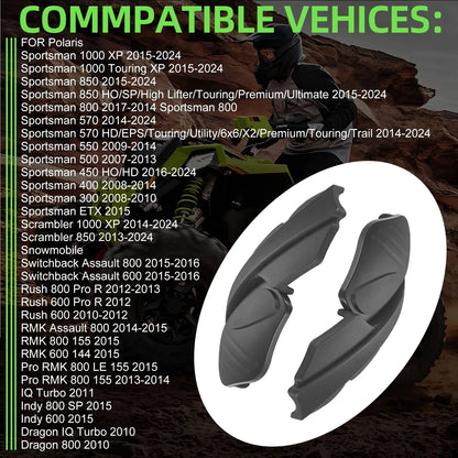 Left & Right Guard Set 2 x for Polaris RMK 600 144in RMK 800 155in (2015–2015)