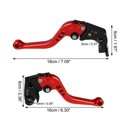 1 Pair Adjustable Folding CNC Brake Clutch Levers for Kawasaki
