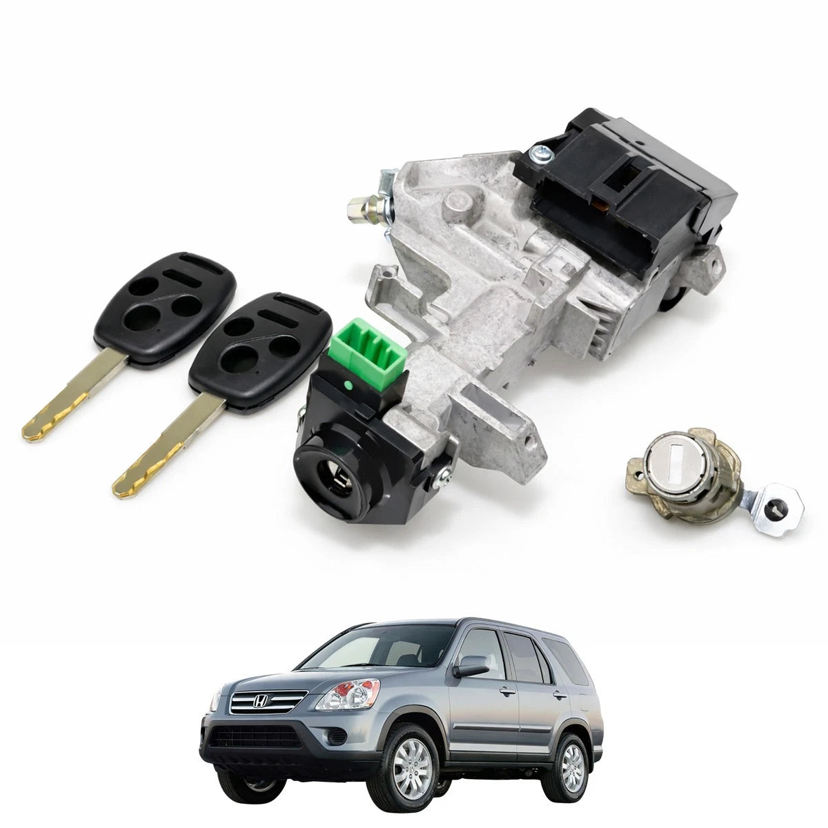 Set of 2 RHD Ignition Switch Door Locks for Honda CR-V (2002–2006)
