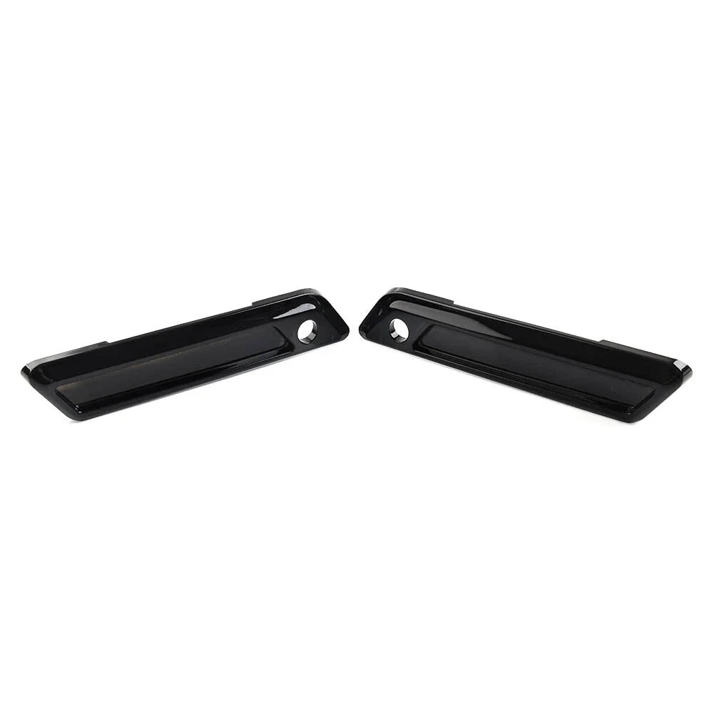 Glossy Black Latch Covers for Harley Touring Electra Glide Road King (2014-2023)