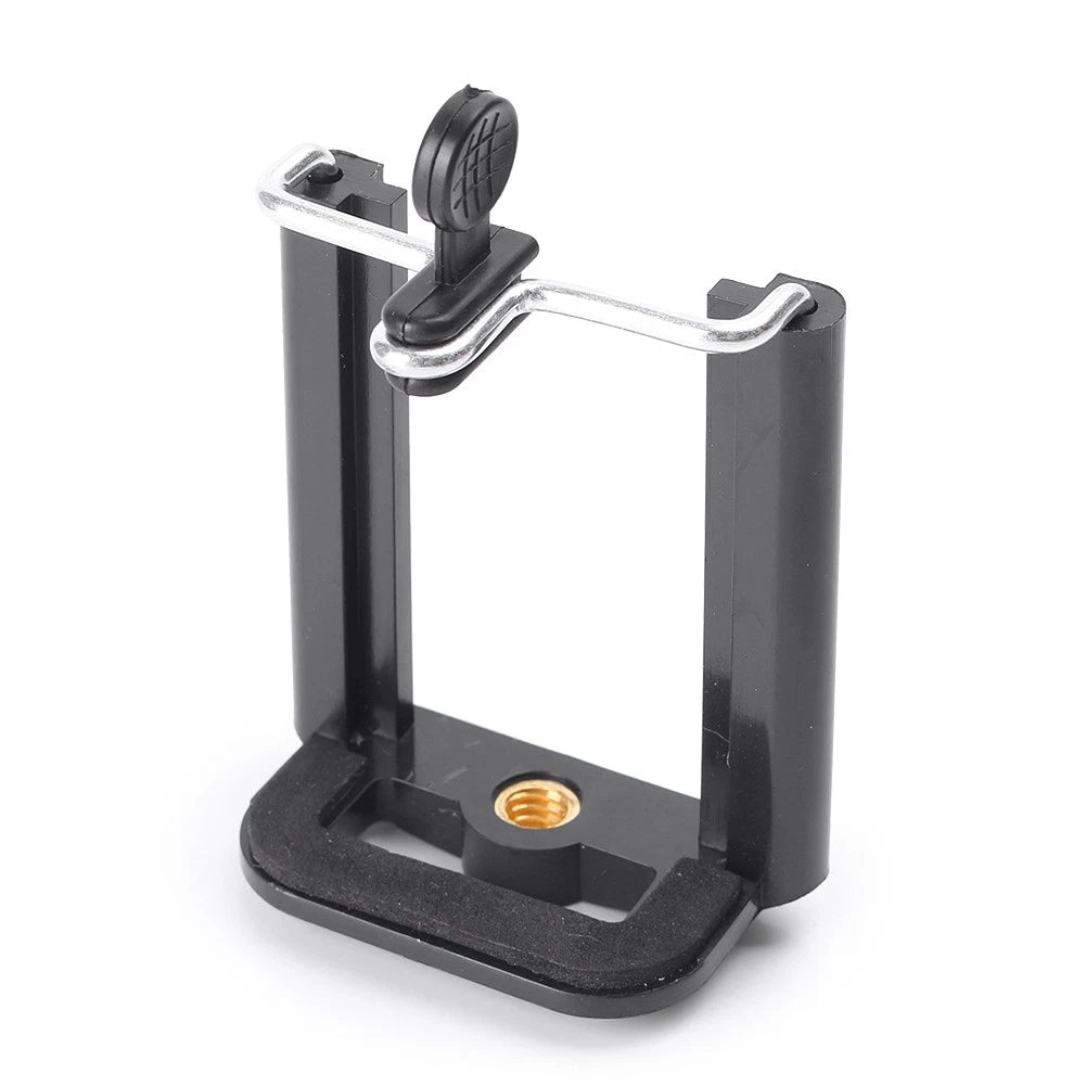 Universal Cell Phone Selfie Stick Tripod Holder - Black